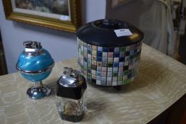 Retro Ice Bucket and Two Lighters