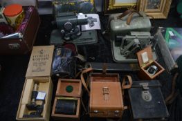 Various Vintage Theodolites in Original Cases