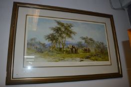 Signed Print by David Shepherd - 