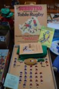 Boxed Subbuteo Table Rugby Game