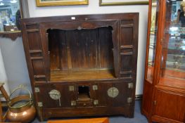 Chinese Cabinet with Brass Fittings