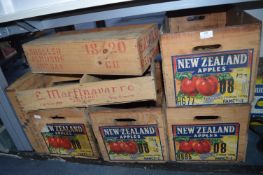 Vintage Wooden Fruit Crates