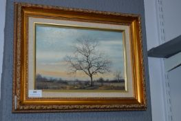 Oil on Canvas by Neil Spilman - Winter Landscape 