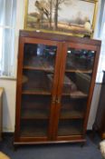 Victorian Mahogany Glazed Front Bookcase