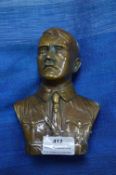 Brass Bust of Adolf Hitler
