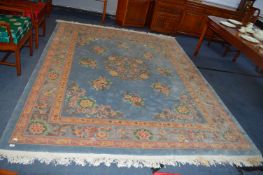 Large Oriental Rug with Peony Design 129