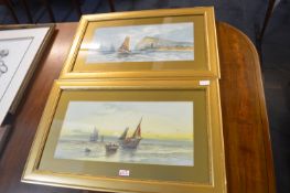 Pair of Victorian Watercolour Landscapes by Robert