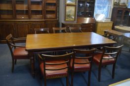 19th Century Mahogany Boardroom Table (7ft length,