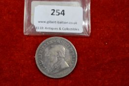 South African Silver Half Crown 1892