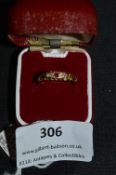 18ct Gold Diamond & Ruby Dress Ring Size: N - Chester 1901