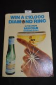 Babycham Diamond Ring Advertising Board