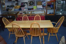 Handmade Jointed English Oak Refectory Table with