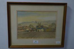 Framed Original Watercolour by Michael Perry 1978