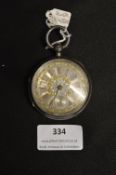 Silver Pocket Watch - Chester 1906 (AF)