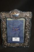 Silver Photo Frame Hallmarked Birmingham
