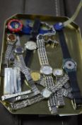 Tray of Ladies & Gents Wristwatches