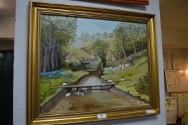 Oil on Canvas - Yorkshire Dales Scene