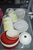 Dinner Plates, Storage Jars, etc.