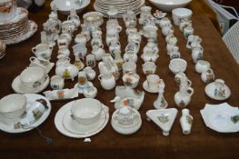 ~100 Pieces of Crested Ware Souvenirs