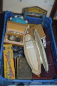 Lot of Collectibles; Costume Jewellery, Napkin Rin