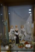 Assorted Decorative Figurines, Glassware, Paperwei