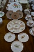 Royal Worcester Cake Plate, Norwegian Fish Serving