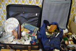 Two Cases of Household Goods, Pottery, Glassware,