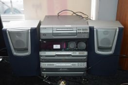 Sony Hi Fi System with Three CD Changer