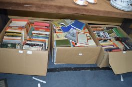 Three Boxes of Paperback Books etc.