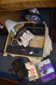 Assorted Household Goods; Lamps, Briefcase, Handba
