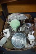 Glassware and Pottery Items