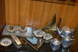 Picquot Ware Tea Set, Dressing Table Set, etc.