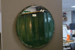 Vintage Bevelled Edge Circular Wall Mirror