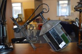 Leaded Glass Outdoor Lamp