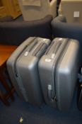 pair of Light Grey Suitcases by Revelation