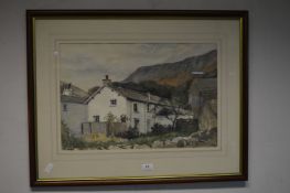Signed Watercolour - Dales Farmhouse