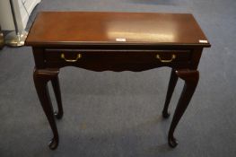 Mahogany Effect Hall Table