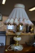 Marble & Brass Table Lamp