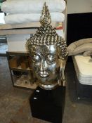 Large Buddha Head on Stand ~165cm tall
