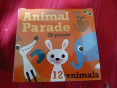 *Animal Parade 3D Puzzle by Omm Design (Marked Retail Price £12)
