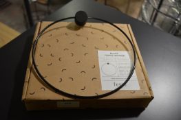 *Ferm Black Stained Oak Towel Hanger