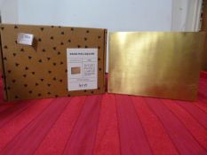 *Ferm Brass Wall Square (Marled Retail Price £59)