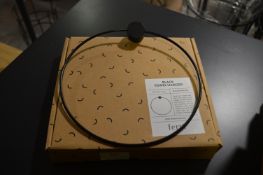 *Ferm Black Stained Oak Towel Hanger