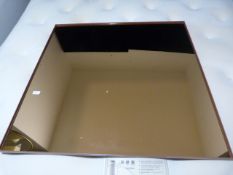 *Quadro Square Mirror in Pink Frame 90x90cm