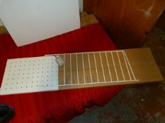 *White Low Edge Shelf 78x30cm for Ladderax Shelvin