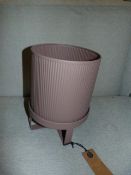 *Small Dusty Rose Pot with Stand by Ferm (Marked R