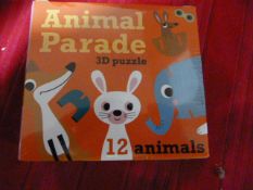 *Animal Parade 3D Puzzle by Omm Design (Marked Retail Price £12)
