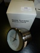 *Norm Stainless Steel Tumbler Alarm Clock
