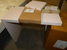 *Pastel Pink Designer Wall Mounted Table/Shelf Uni