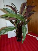 *Artificial Calathea with 55 Leaves (Marked Retail